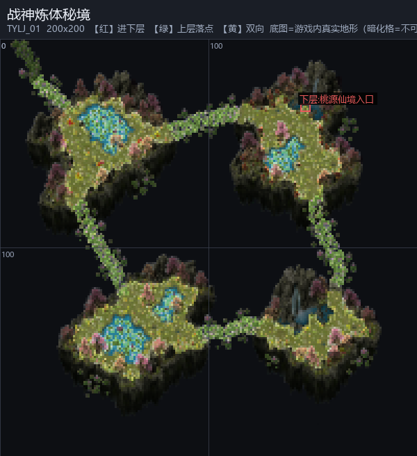 战神炼体秘境 地形图