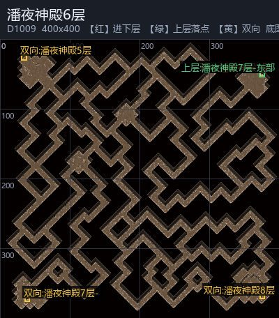 潘夜神殿6层 走法图