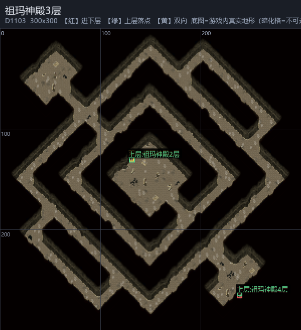 祖玛神殿3层 走法图