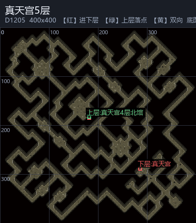真天宫5层 走法图