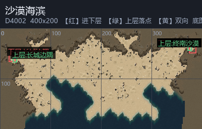 沙漠海滨 走法图