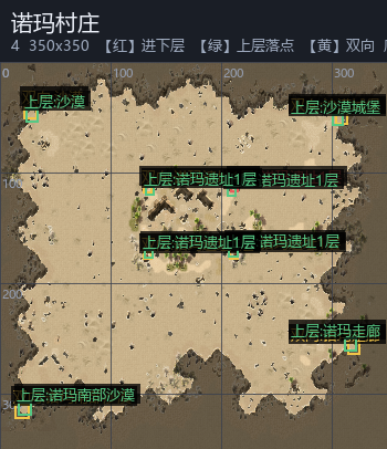 诺玛村庄 走法图