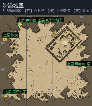 沙漠城堡 走法图